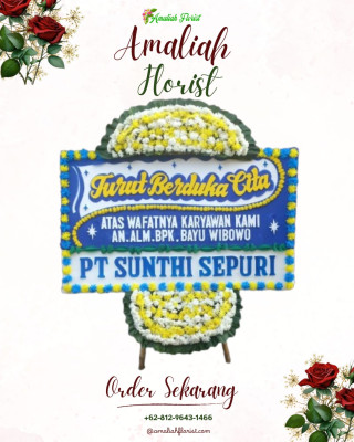 Papan Bunga Duka di Watang Soreang