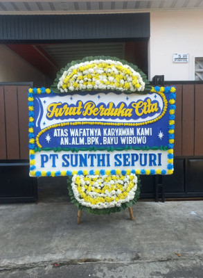 Papan Bunga Duka di Watang Soreang